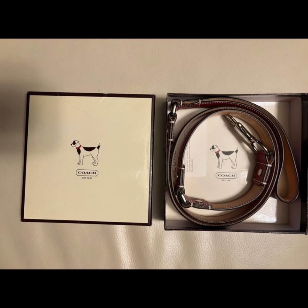 COACH dog leash, large